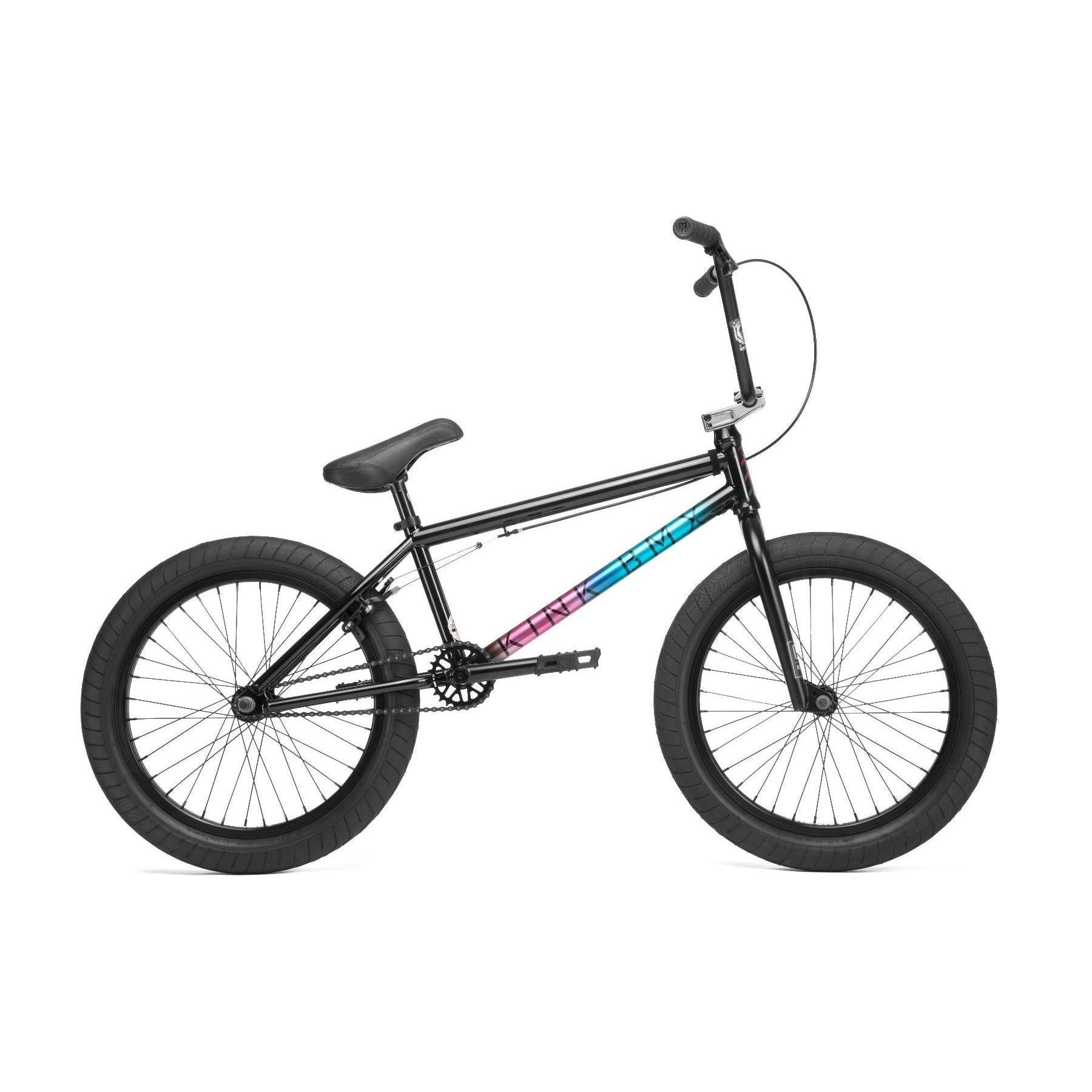 Kink Whip BMX Bike 20.5" TT Gloss Black Fade (2020)