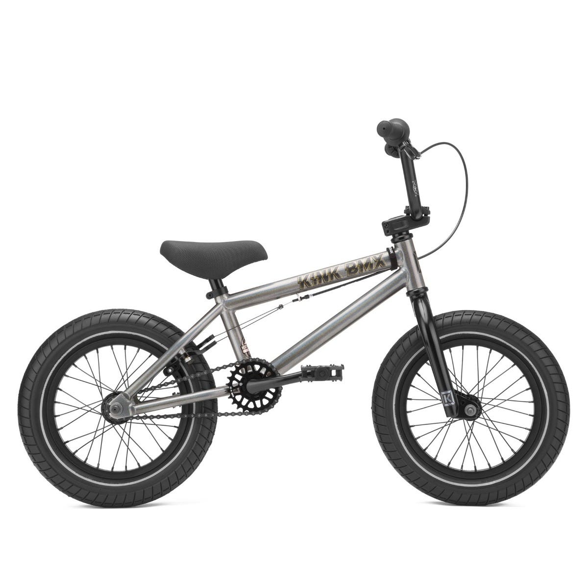 Kink Pump Kids BMX Bike Matte Digital Charcoal (2021)