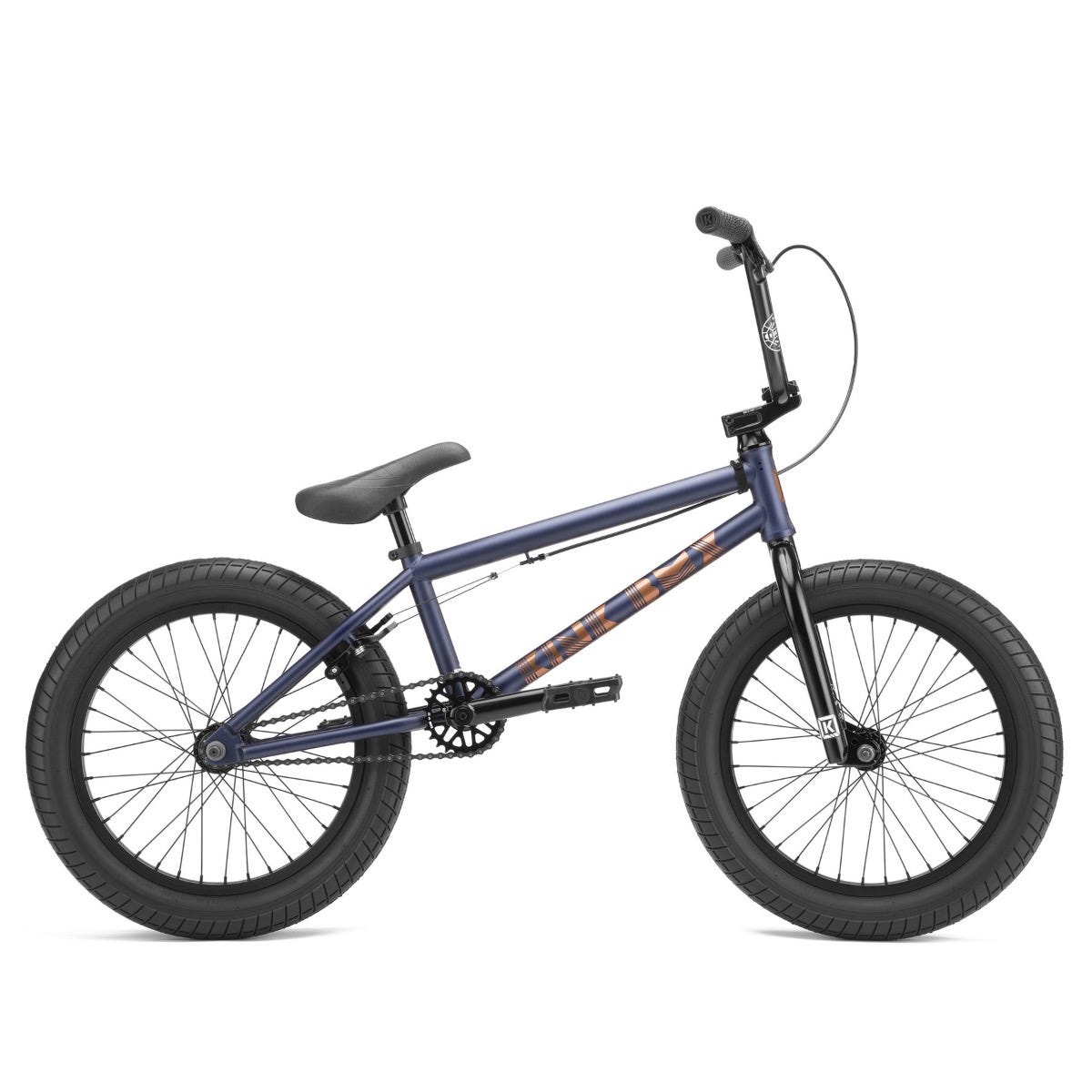 Kink Kicker 18" BMX Bike Matte Midnight Blue