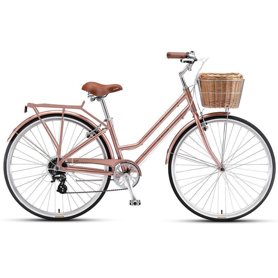XDS Retro Women's Cruiser Bike Loretta Rose Gold