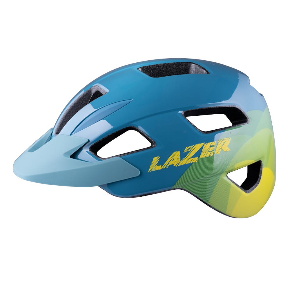 Lazer Gekko Kids Helmet Blue/Yellow 50-56cm