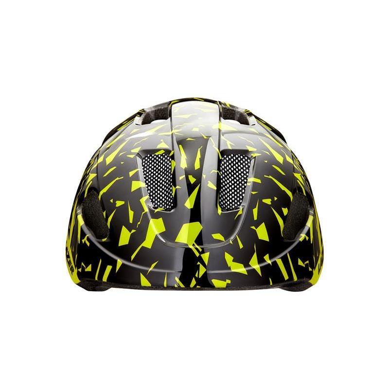 Lazer Nutz KinetiCore Kids Helmet Black/Flash Yellow (50 - 56cm)
