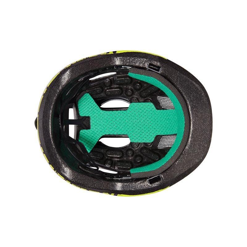 Lazer Nutz KinetiCore Kids Helmet Black/Flash Yellow (50 - 56cm)