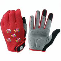 Black Mountain Shadow Trail MTB Gloves Red