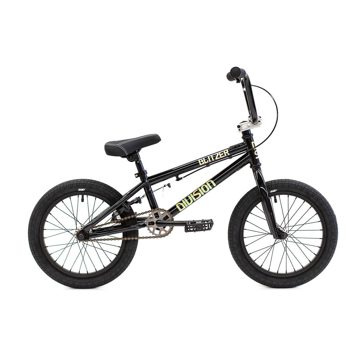 Division Blitzer 16 Kids BMX Bike Gloss Black Polished