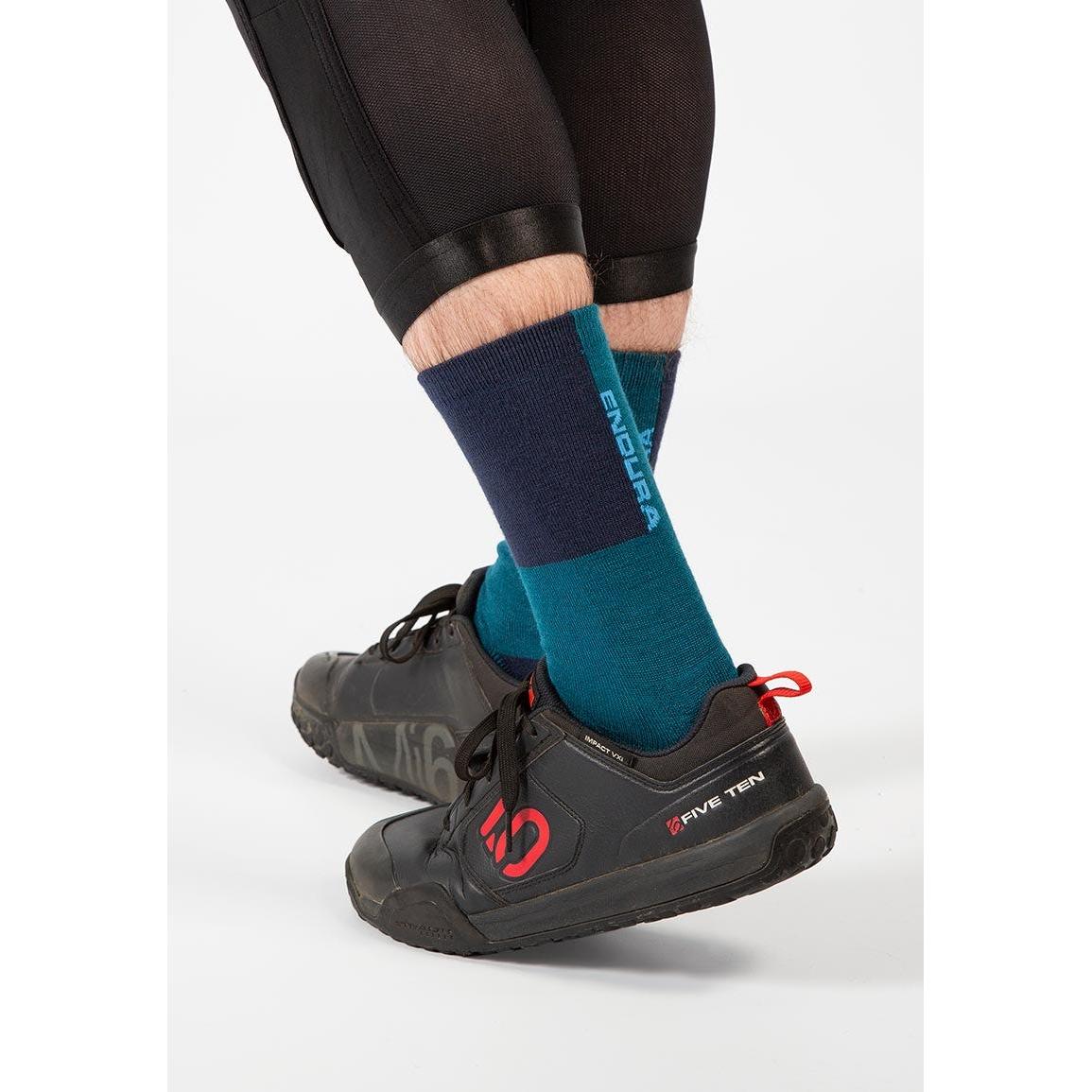 Endura Baabaa Merino Socks Kingfisher Green
