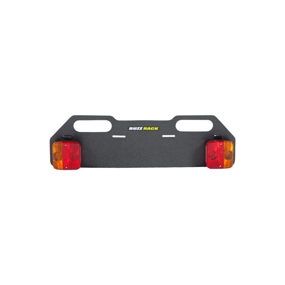 Buzzrack Univeral Plate Holder Car Rack Accessory (Suits Dual Arm Racks)