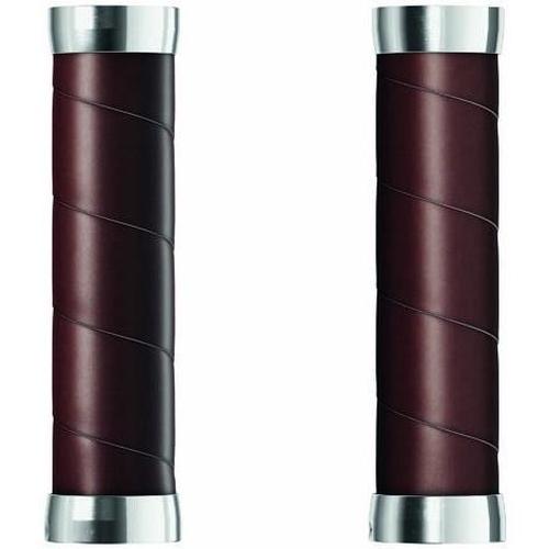 Brooks Slender Leather Grips 130mm Brown