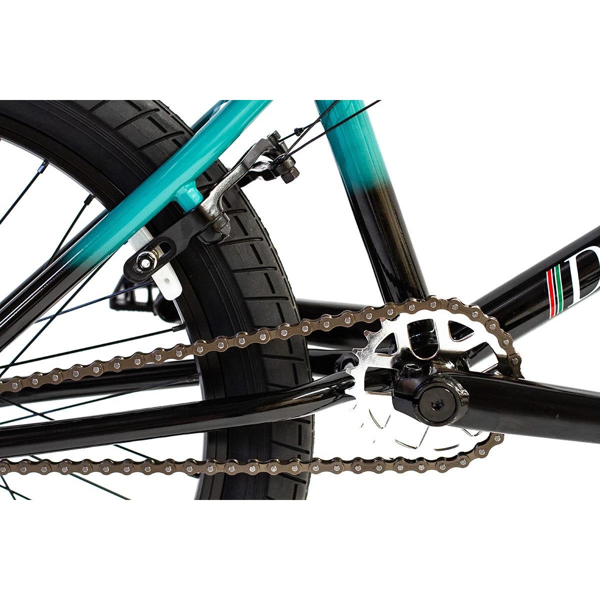 Division Brookside 20 BMX Bike Black Teal Fade