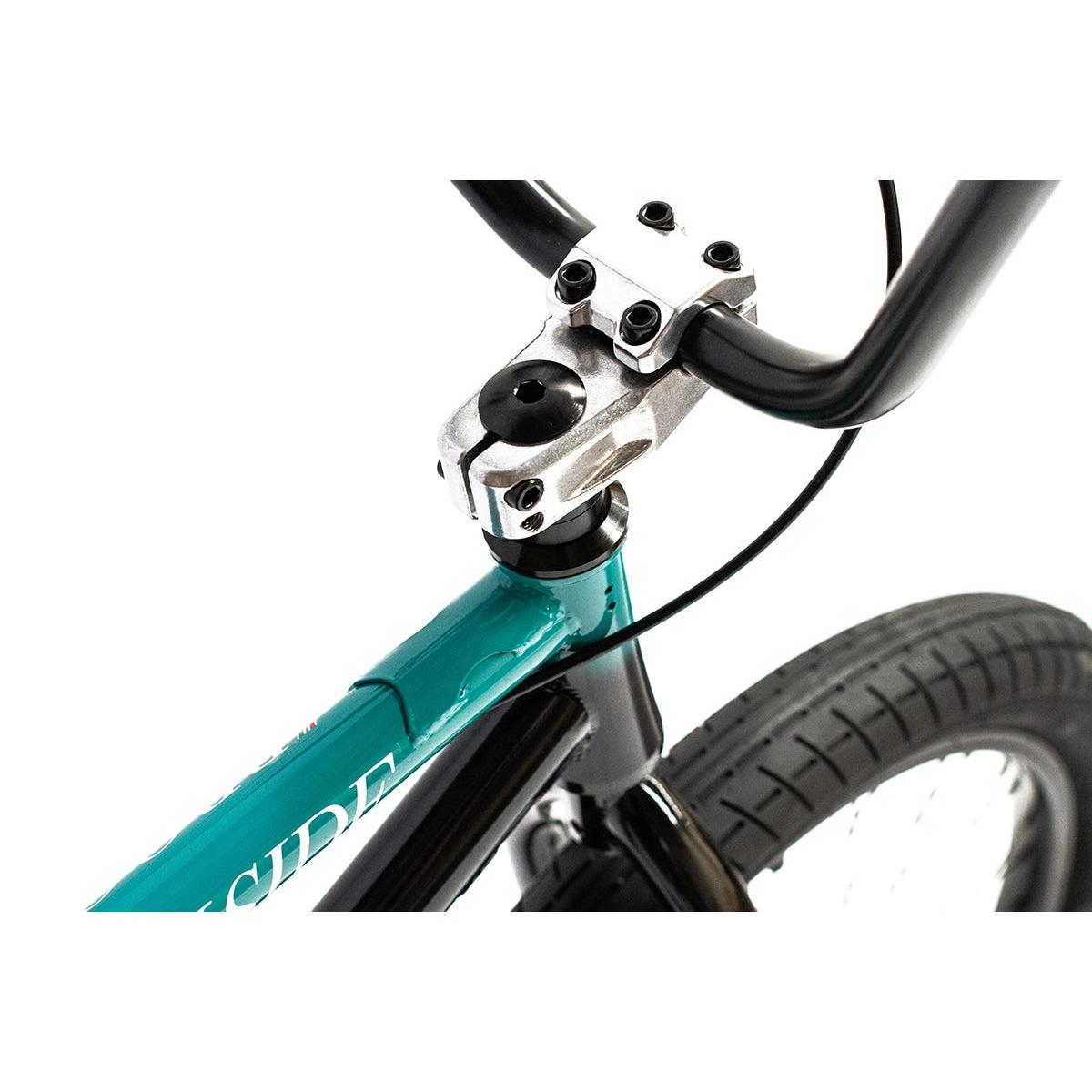 Division Brookside 20 BMX Bike Black Teal Fade