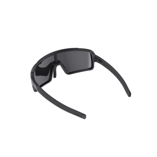 BBB Chester Sunglasses Glossy Black with Flash Mirror Lens