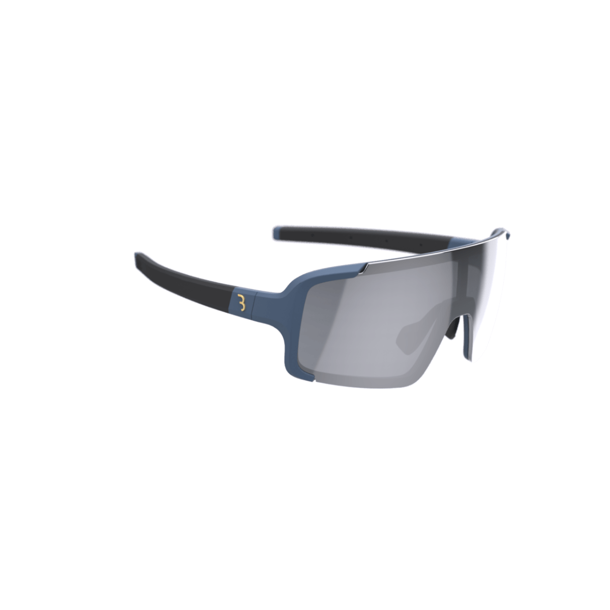 BBB Chester Sunglasses Blue MLC with Silver Mirror Lens