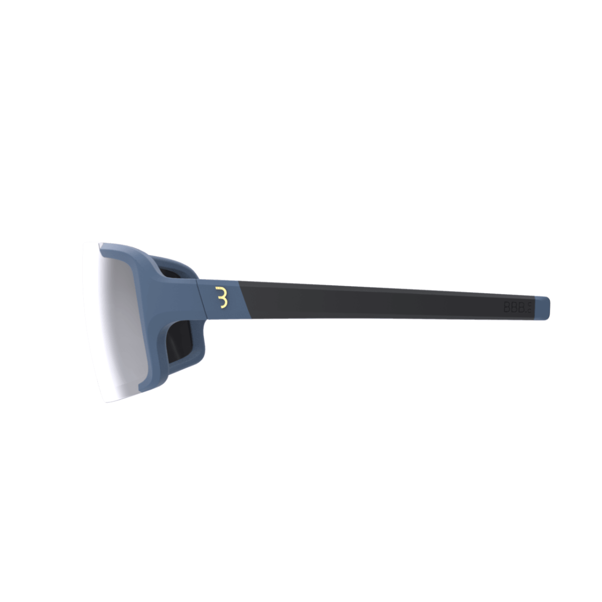 BBB Chester Sunglasses Blue MLC with Silver Mirror Lens