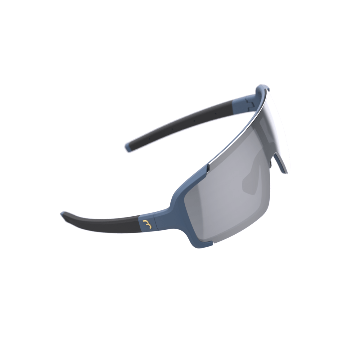 BBB Chester Sunglasses Blue MLC with Silver Mirror Lens
