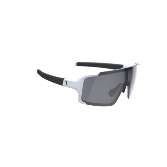 BBB Chester Sunglasses Matte White with Smoke Lens