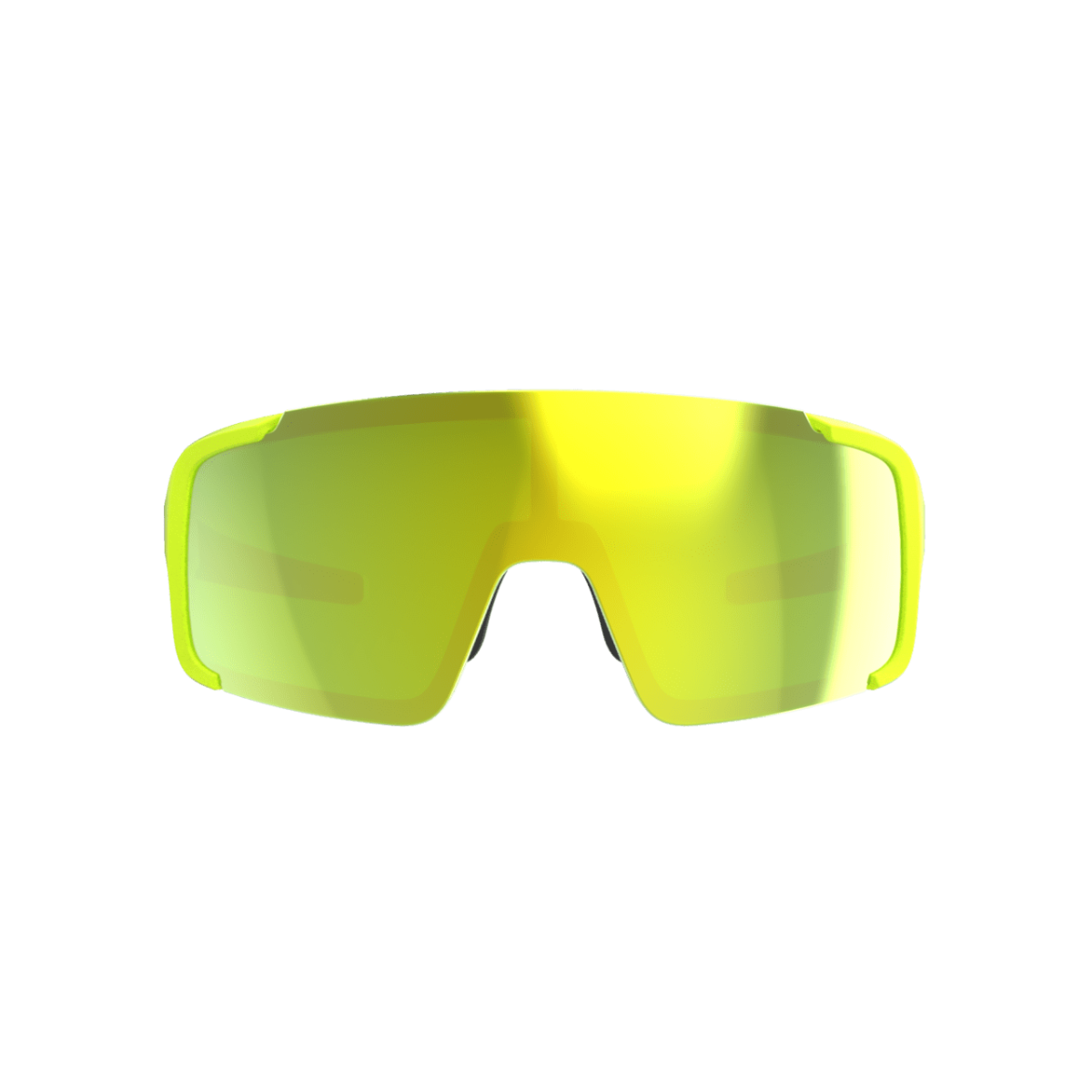 BBB Chester Sunglasses Fluoro Yellow with Yellow Mirror Lens