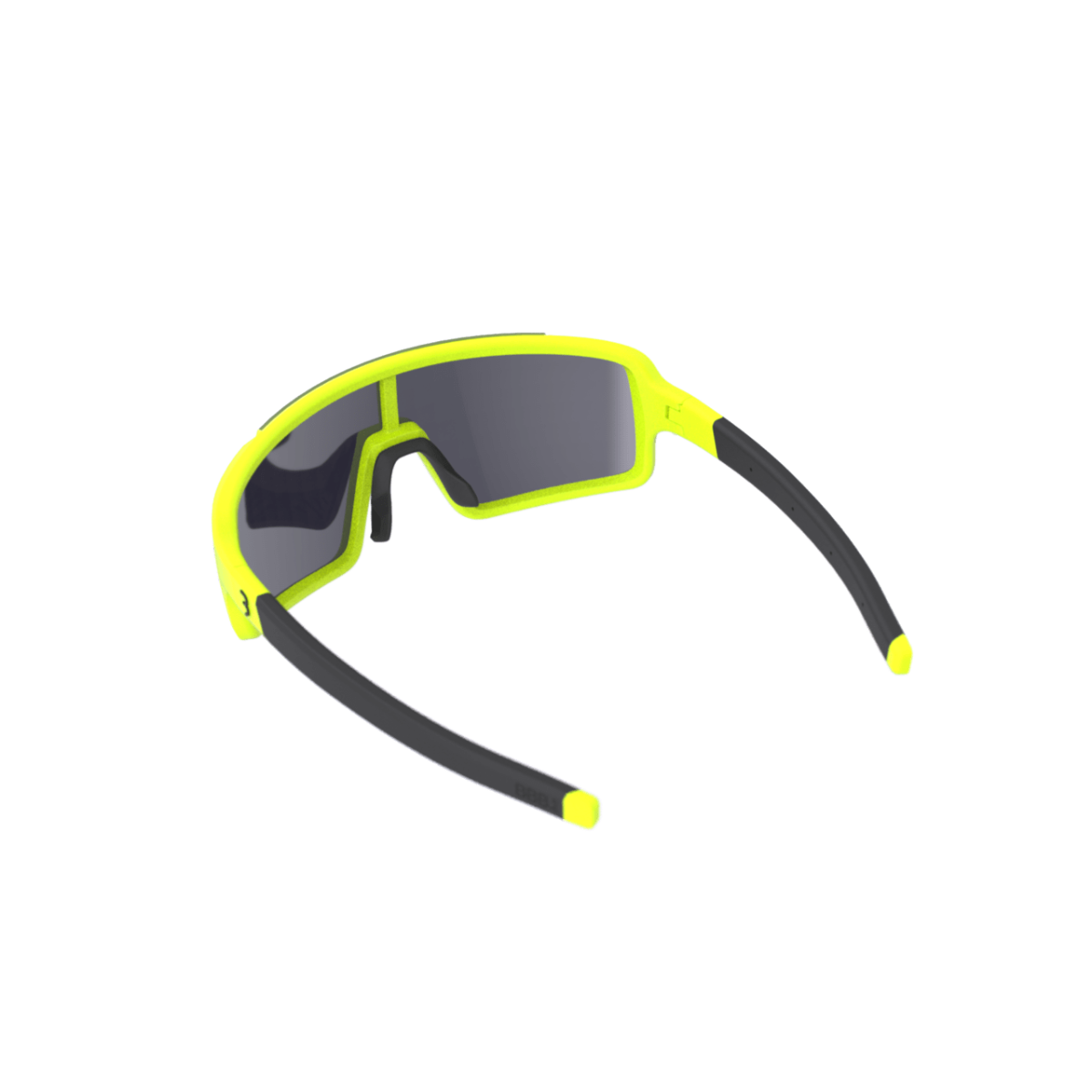 BBB Chester Sunglasses Fluoro Yellow with Yellow Mirror Lens