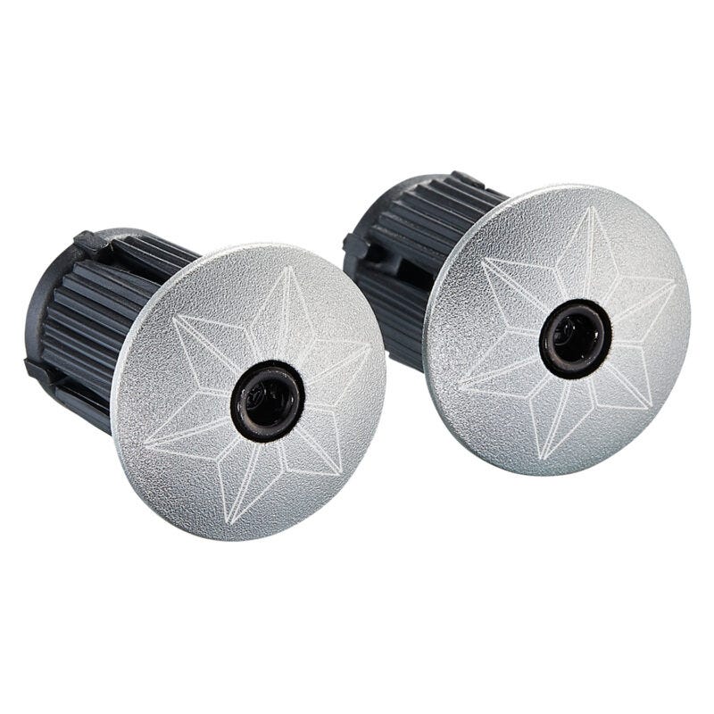 Supacaz Super Sticky Kush - Star Fade - Platinum + Ano Platinum Plugs
