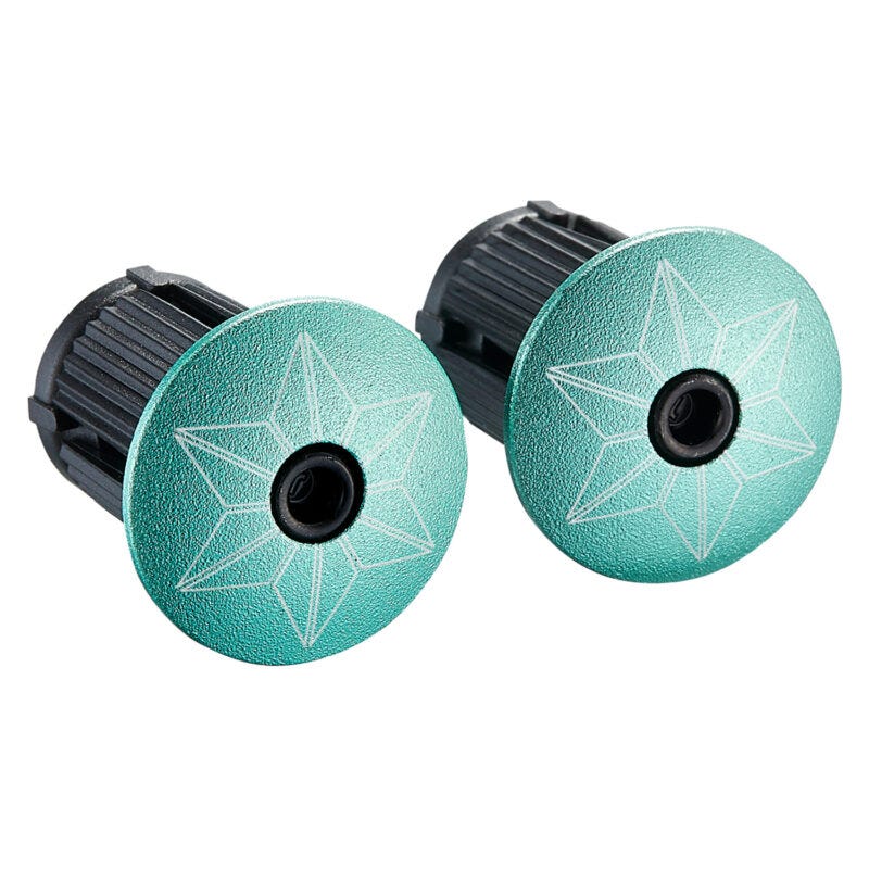 Supacaz Super Sticky Kush - Star Fade - Celeste + Ano Celeste Plugs