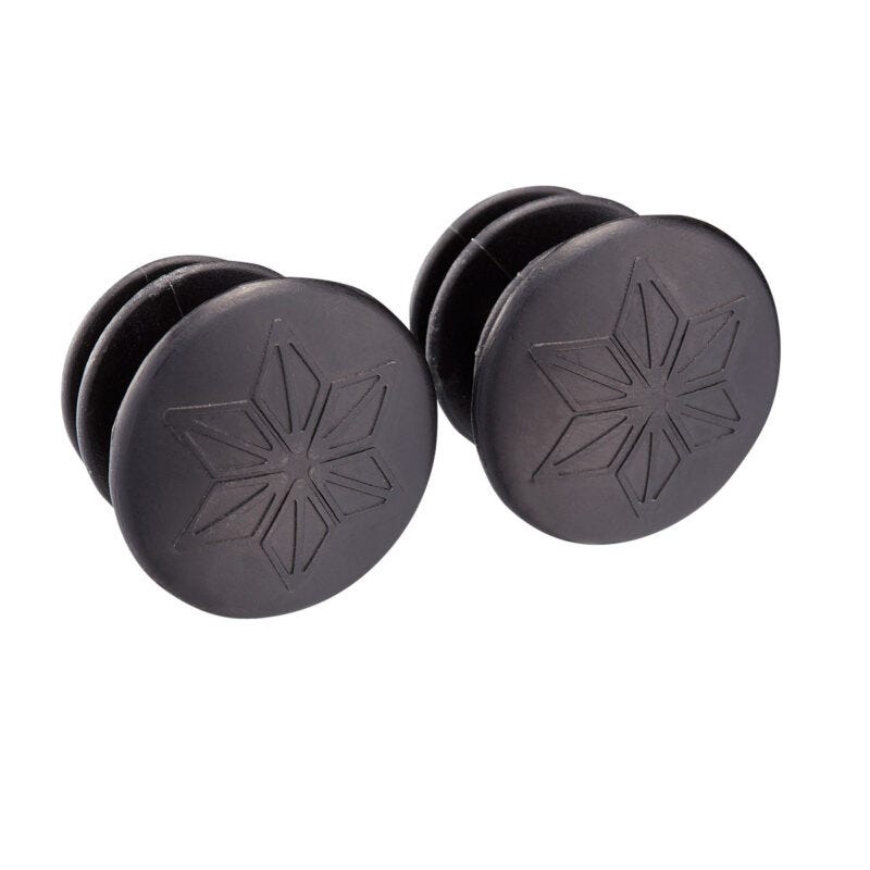 Supacaz Super Sticky Kush - Gravel - Coffee + Ano Black Plugs