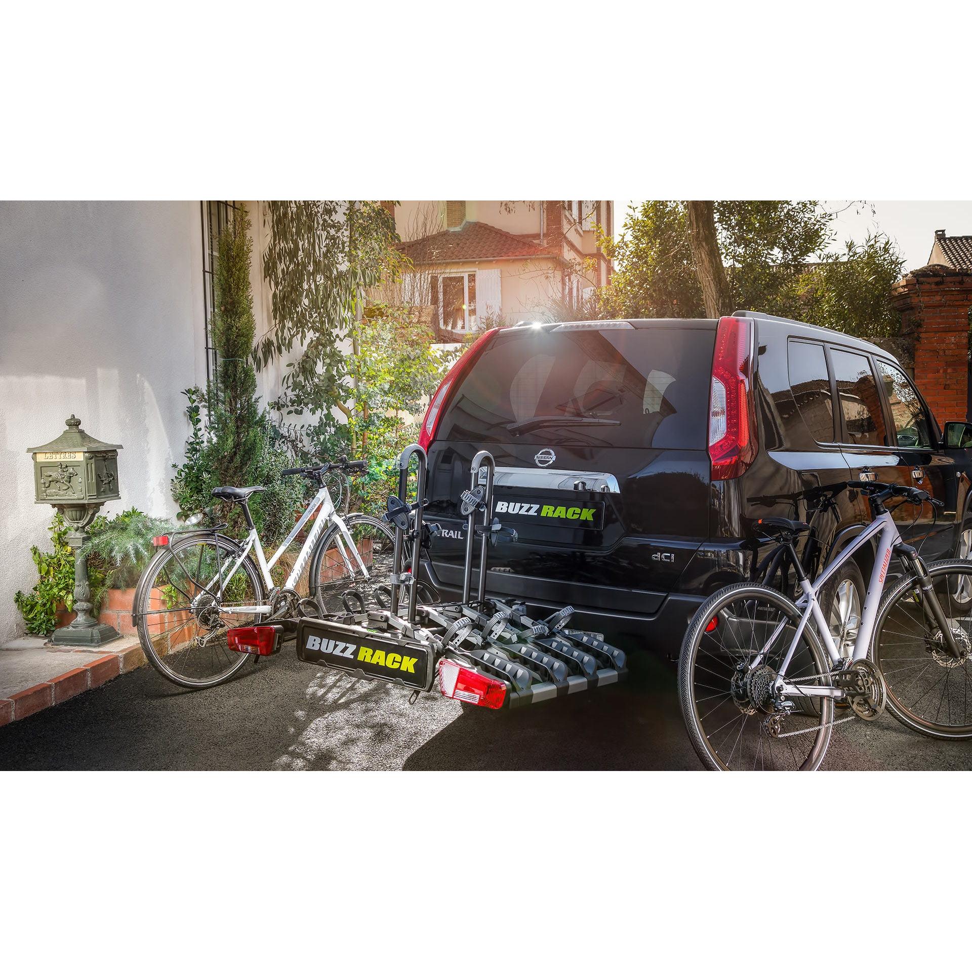 Car Rack Towball Buzzrack EAZZY 4 Bike Platform