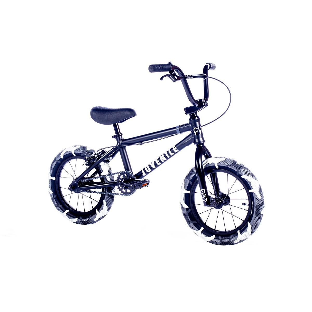 Cult Juvi 14'' Kids BMX Bike Black W/ Grey Camo Tyres – 99 Bikes