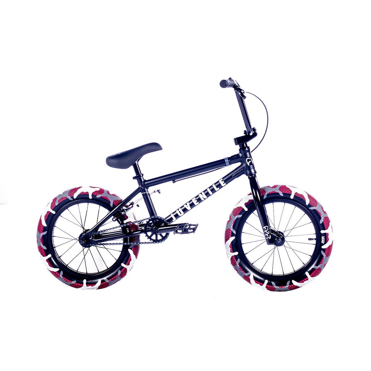 Cult Juvi 16'' Kids BMX Bike Black W/ Red Camo Tyres