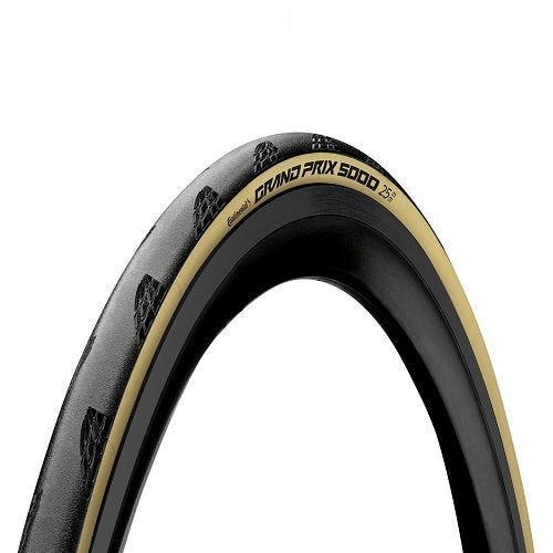 Continental R GP5000 Folding Tyre Cream 700x25C