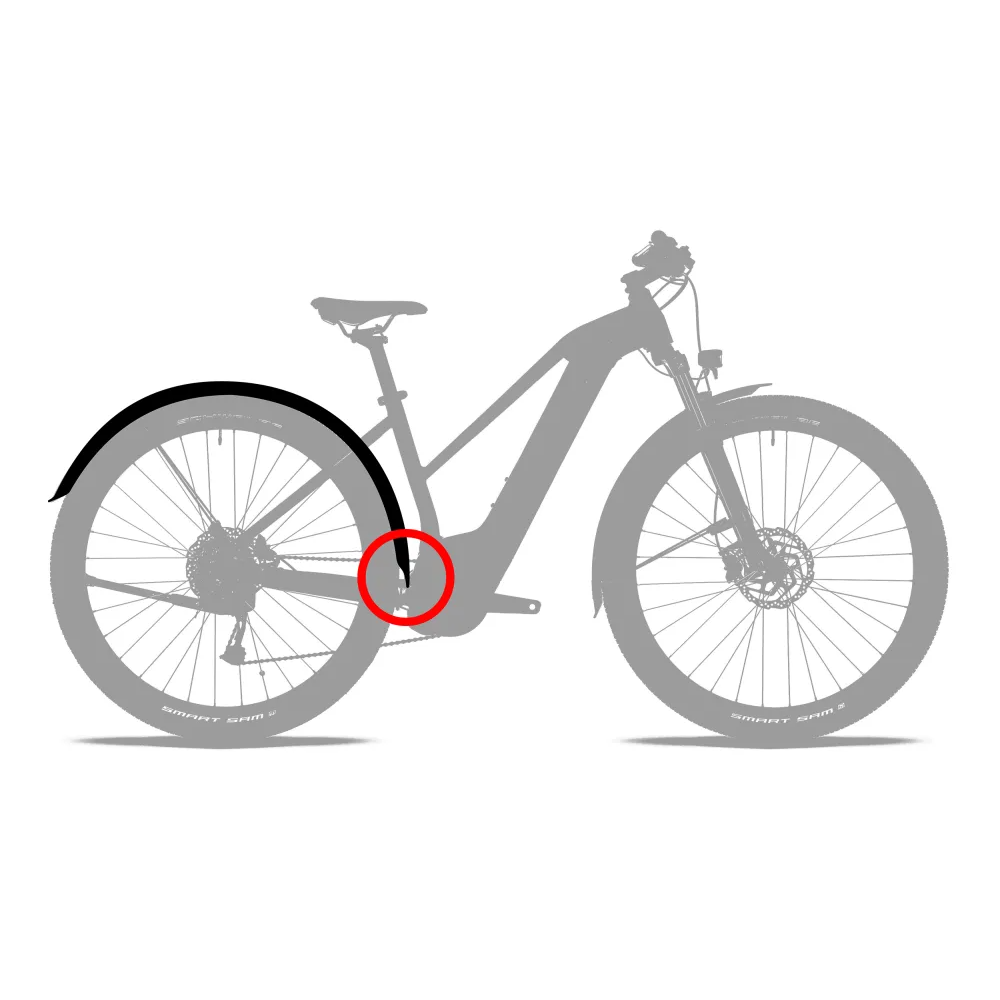 Cube Acid Mudguard Set 75 2.0 ST Mount 29'' Black