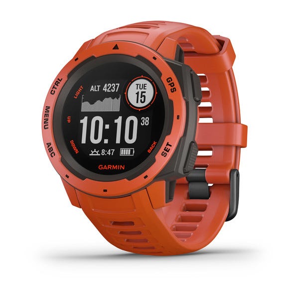 Garmin Instinct GPS Watch Flame Red