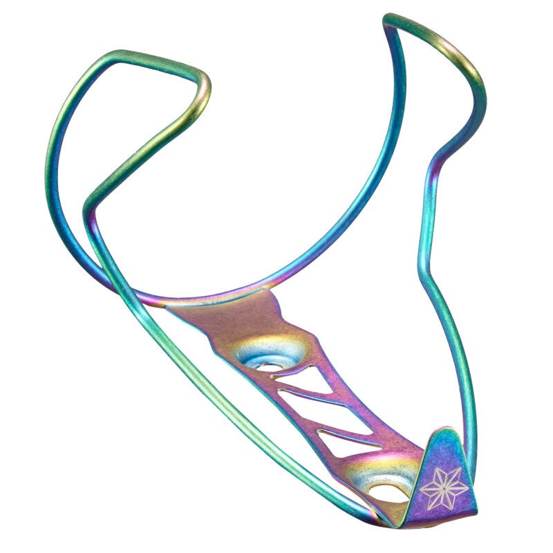 Supacaz TiFly Bottle Cage Oil Slick