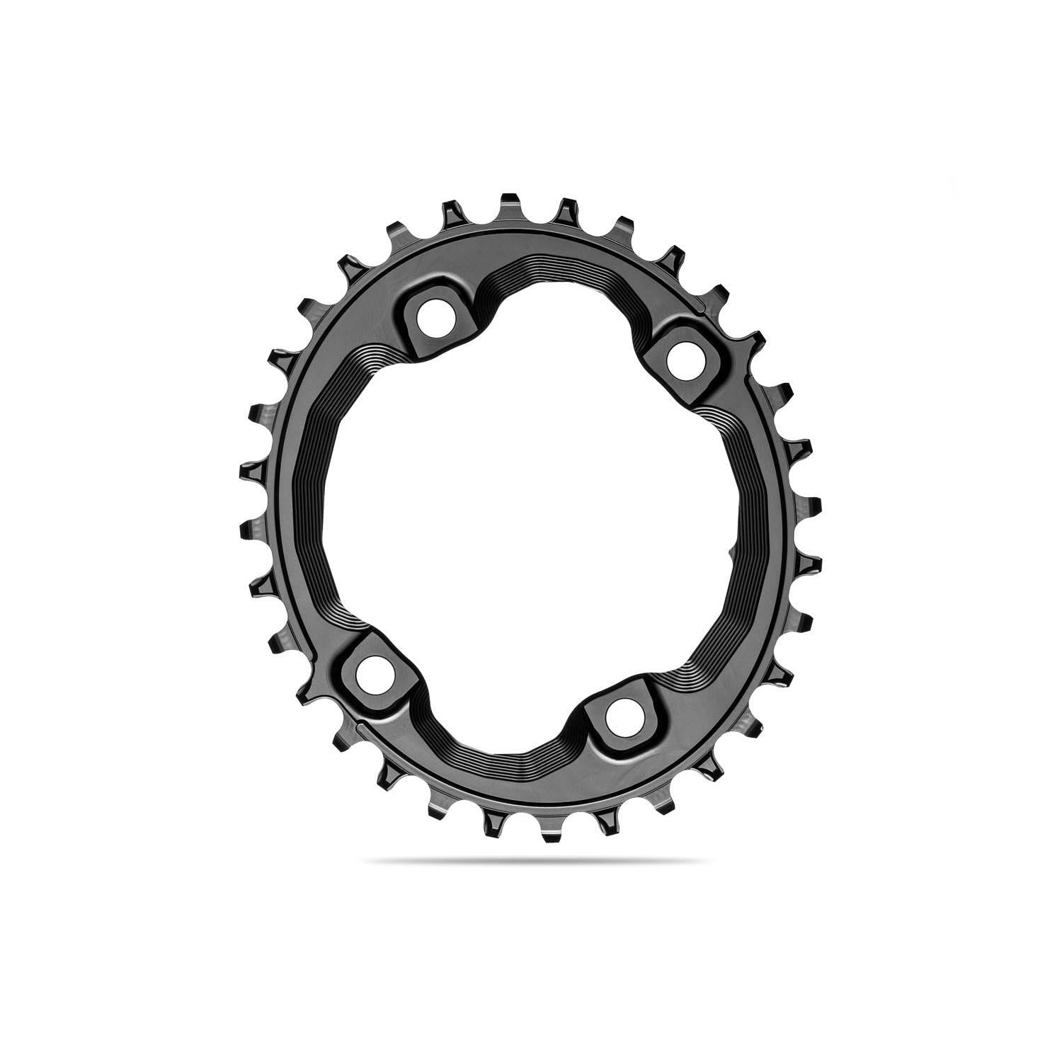Absolute Black Premium Oval Chainring 1X Shimano XT M8000/MT700