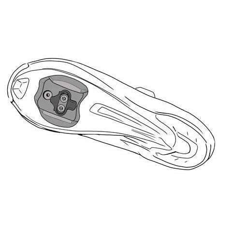 Shimano SH41 Cleat Adapters (SPD Cleats to SPD-SL Shoes)