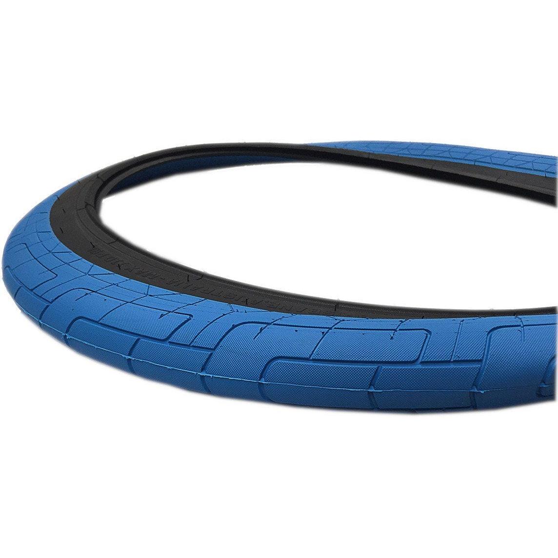 Colony Grip Lock BMX Tyre 20 x 2.20 Blue/Black Wall
