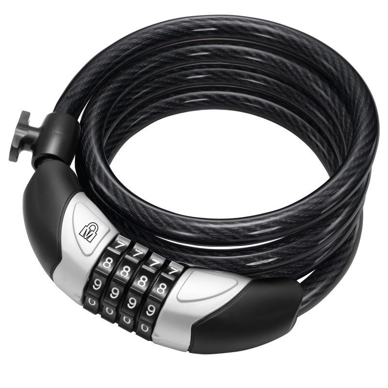 Magnum Combo Coil Cable Lock 180 x 10
