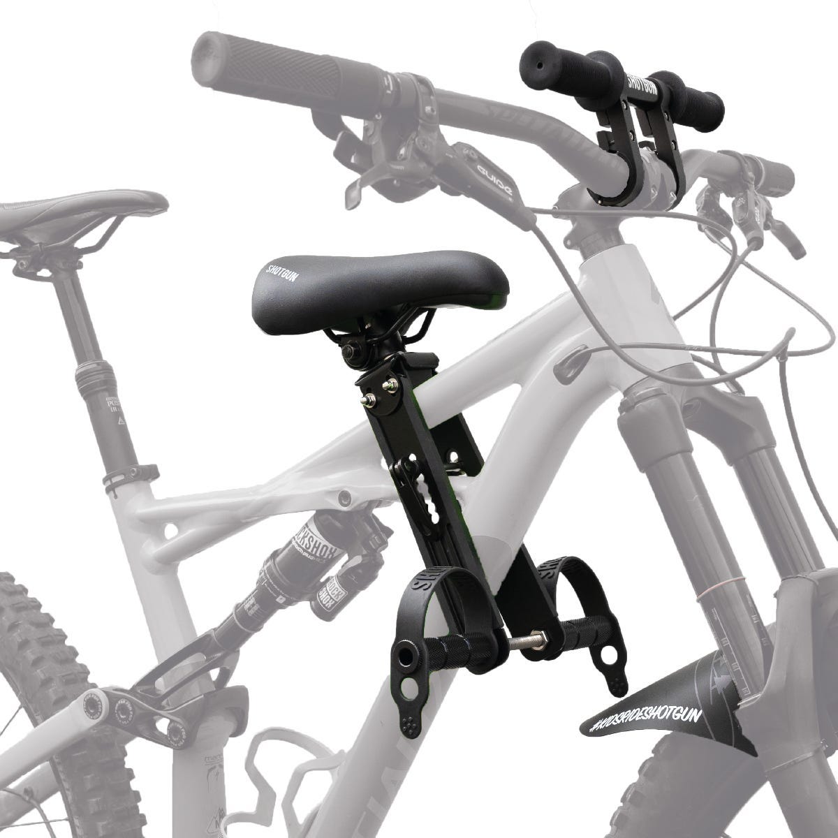 Shotgun Combo Baby Seat with Handlebar Attachment and Book