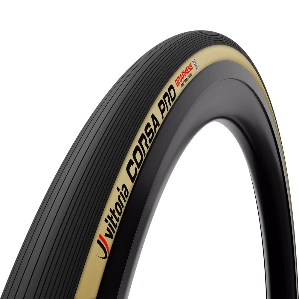 Vittoria Corsa Pro Folding Tyre 700 X 30C TLR G2 Black/Para