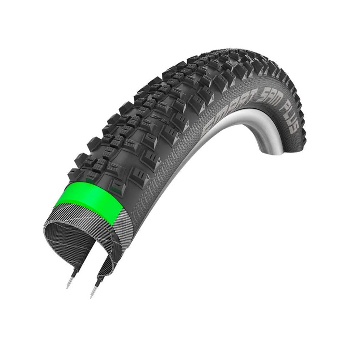 Schwalbe Smart Sam Plus MTB Tyre Green Guard 700 x 40c