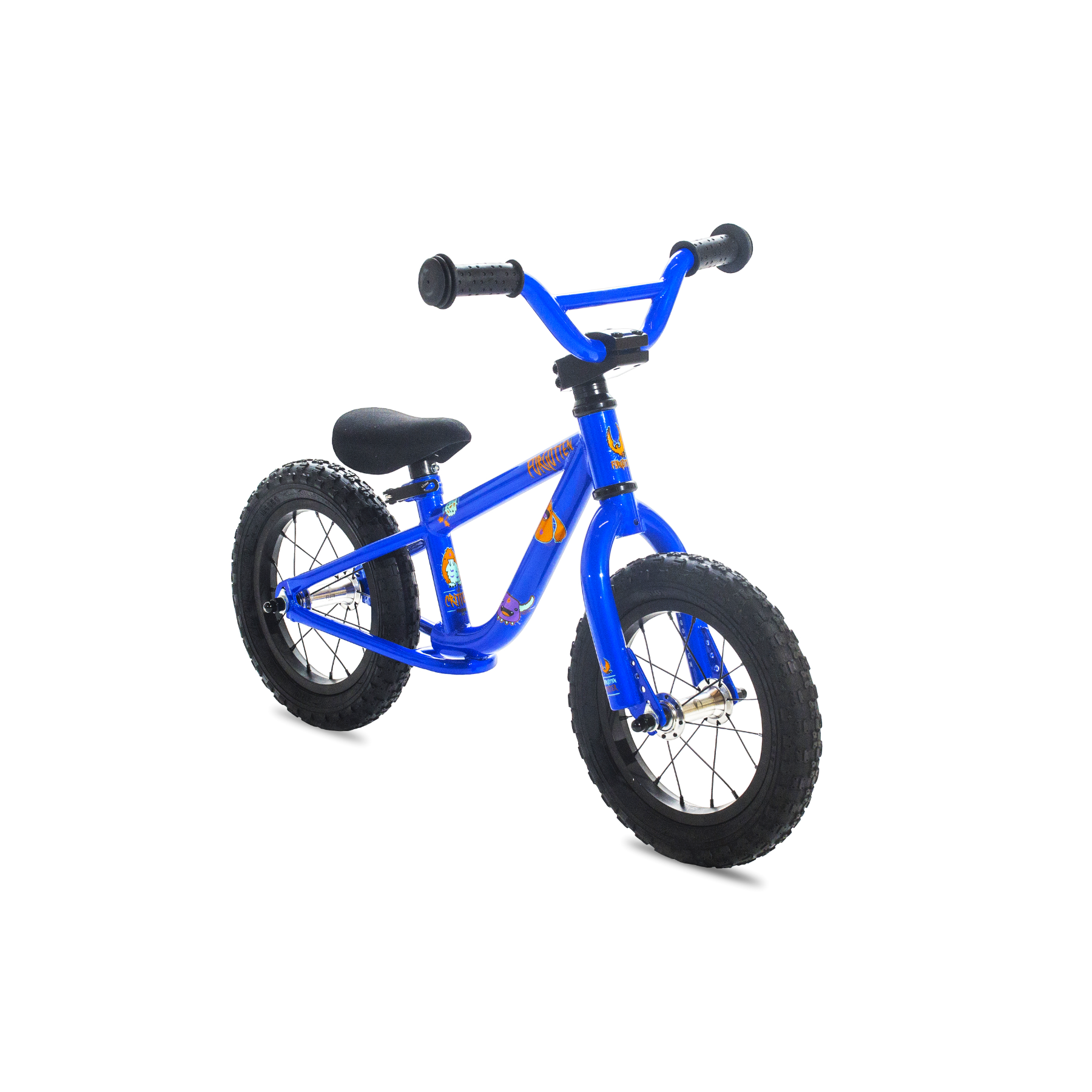 Forgotten Critter 12" Balance Bike Neon Blue