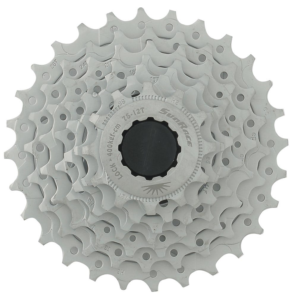 Sunrace 7 Speed Cassette 11 - 28T Silver