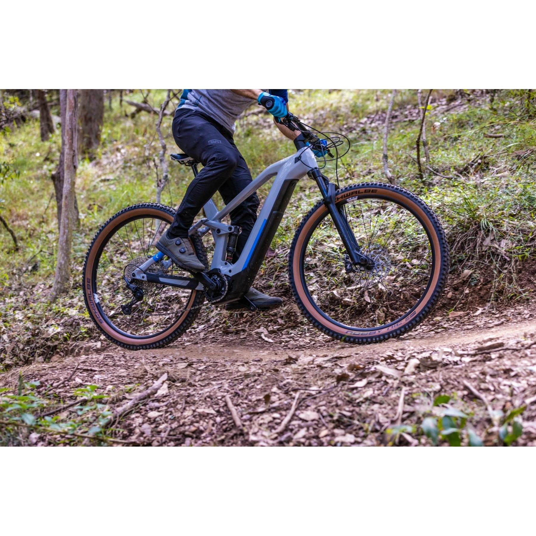 Cube Stereo Hybrid 140 HPC Pro 625 Electric Dual Suspension Mountain Bike Prisma Grey 'n' Blue