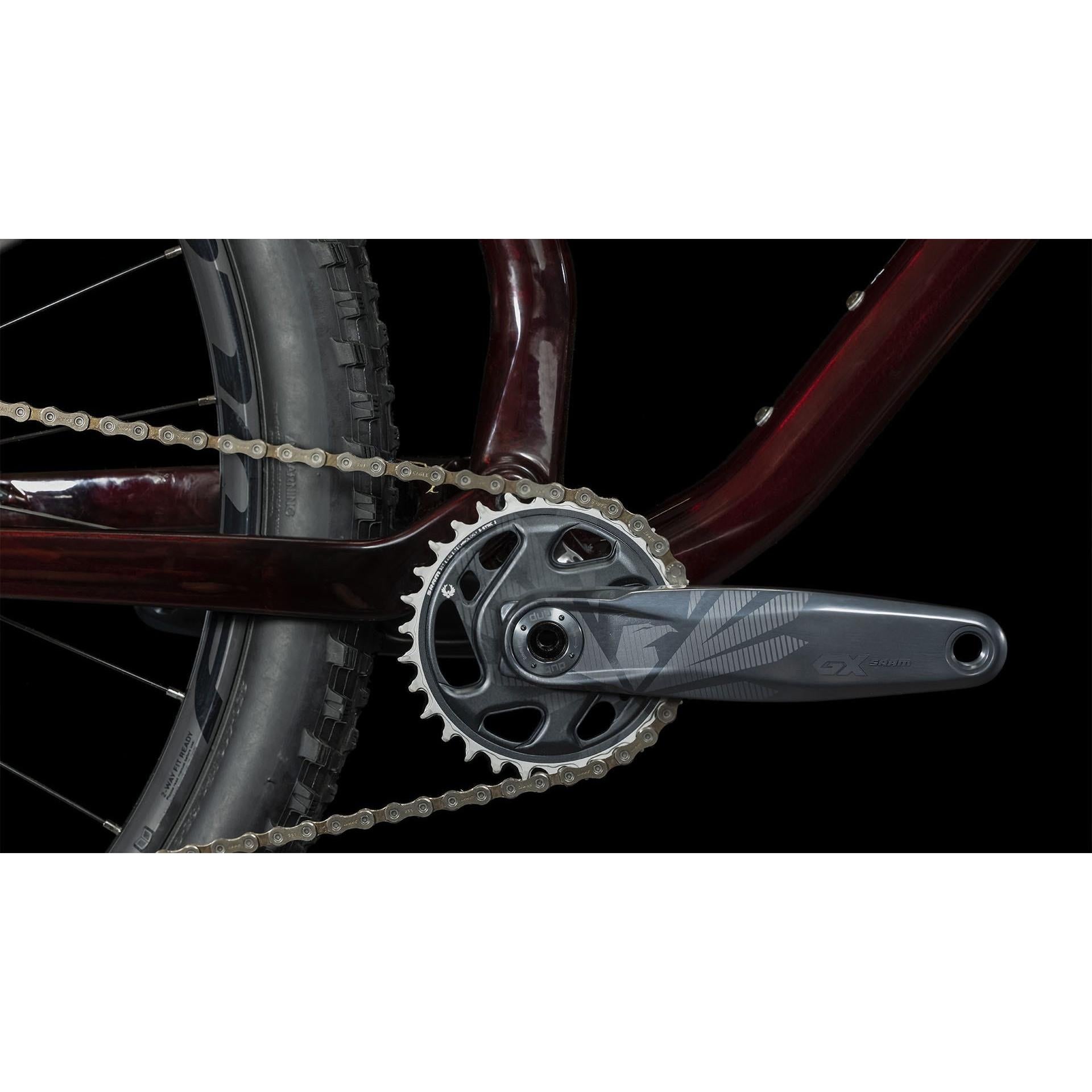 Cube AMS ONE11 C:68X Pro 29'' Dual Suspension Mountain Bike Liquid Red n Carbon