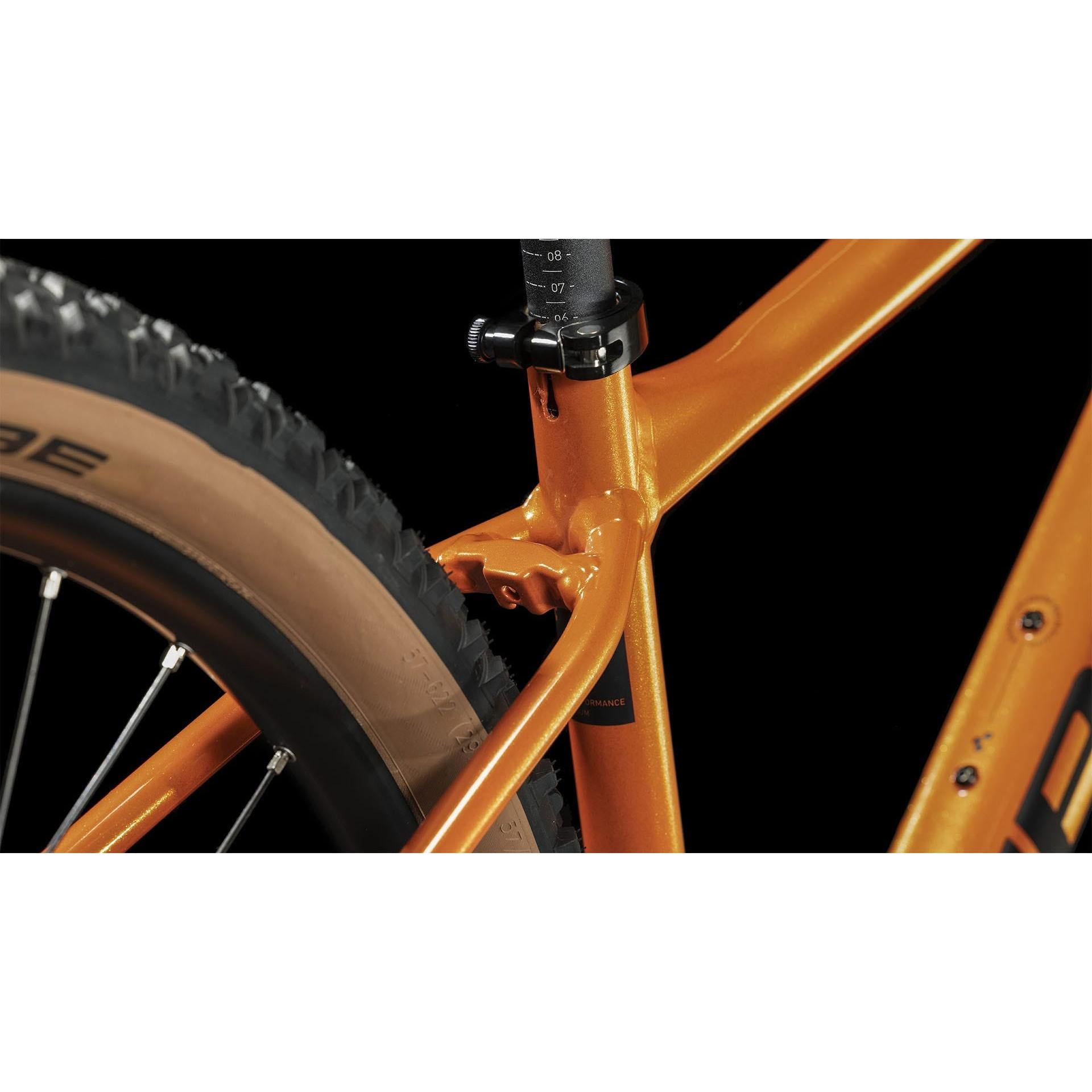 Cube Attention Hardtail Mountain Bike Fire Orange 'n' Black