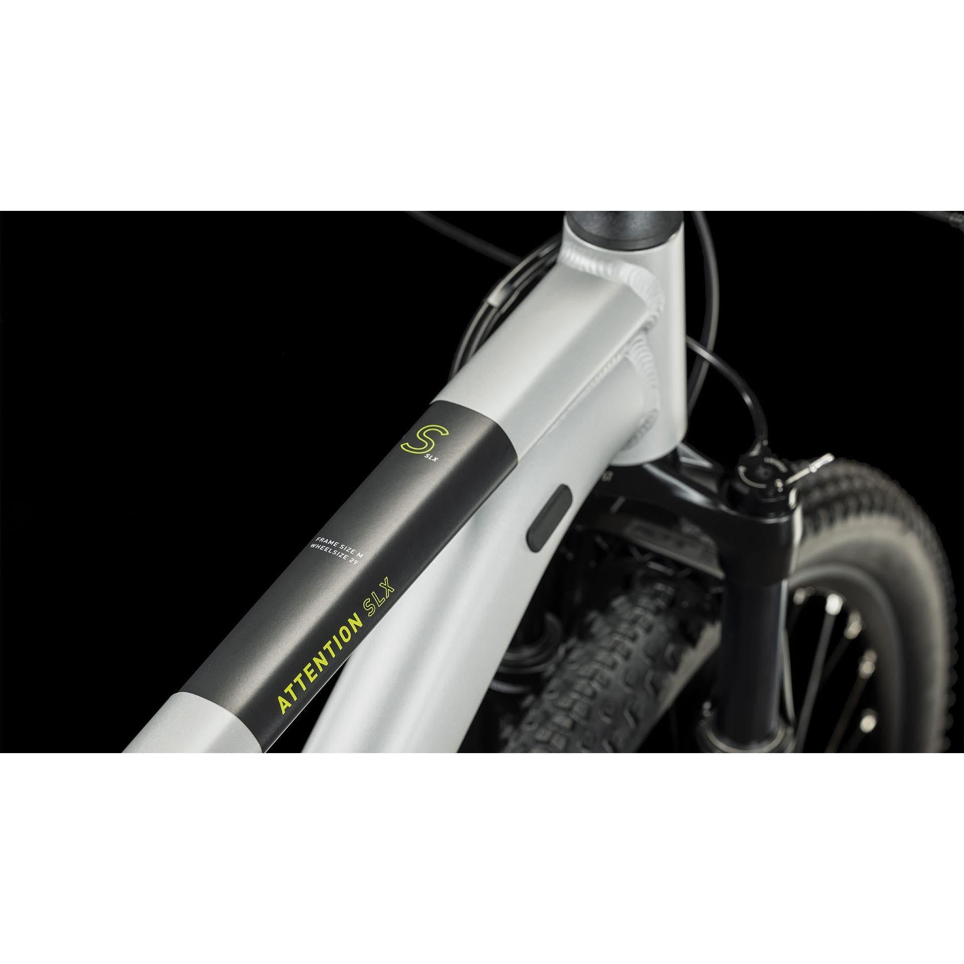 Cube Attention SLX Hardtail Mountain Bike Silver Grey'n'Lime