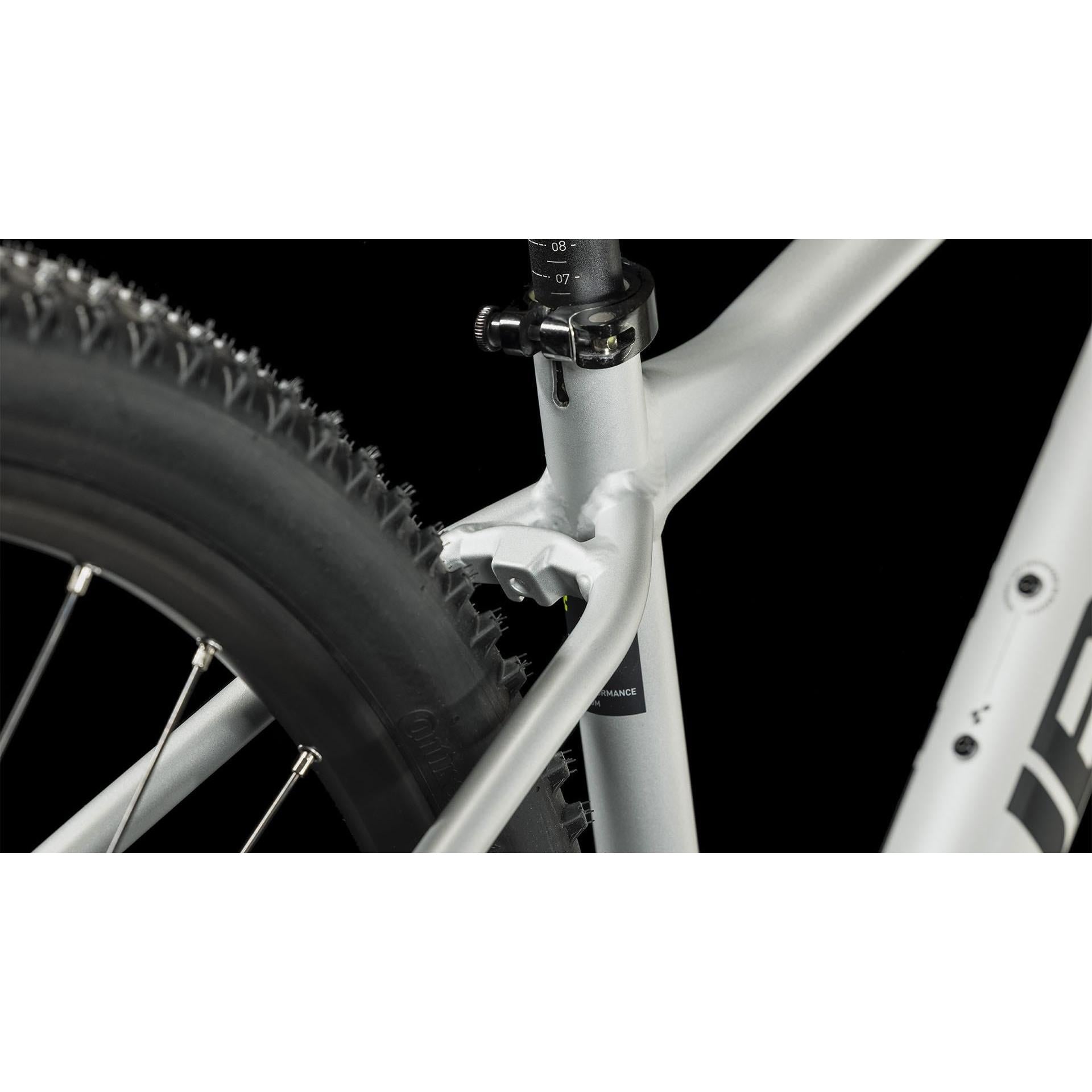 Cube Attention SLX Hardtail Mountain Bike Silver Grey'n'Lime
