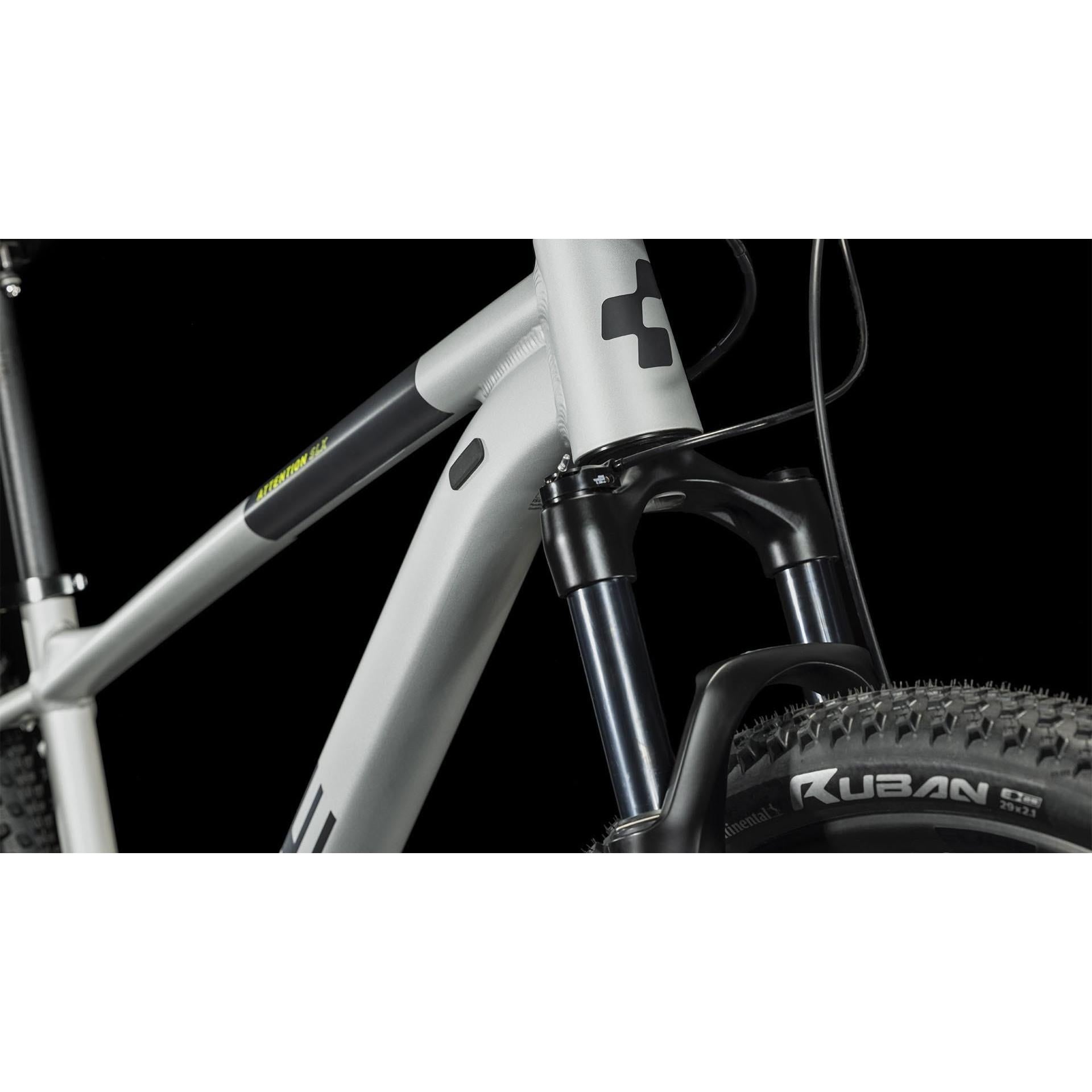 Cube Attention SLX Hardtail Mountain Bike Silver Grey'n'Lime