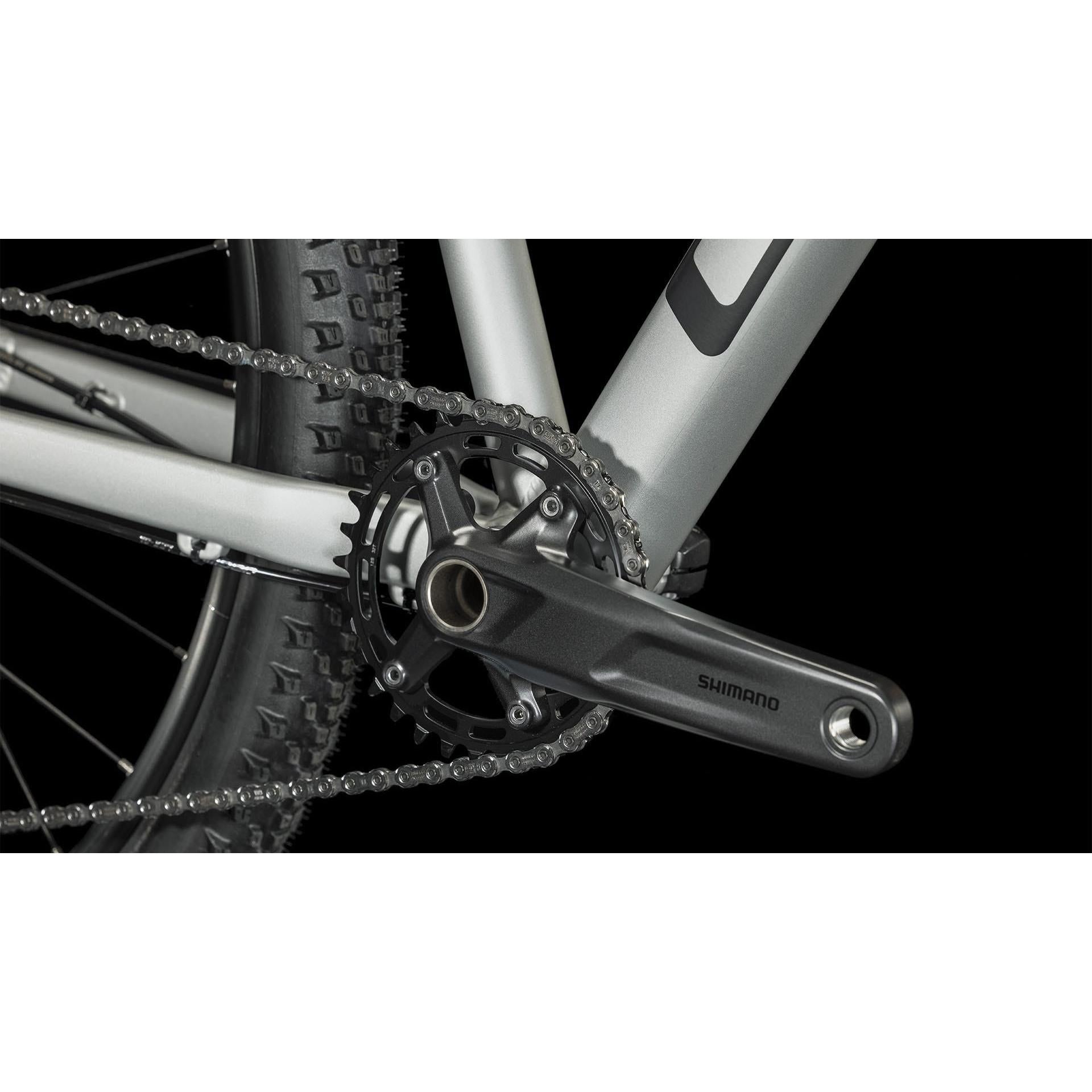 Cube Attention SLX Hardtail Mountain Bike Silver Grey'n'Lime