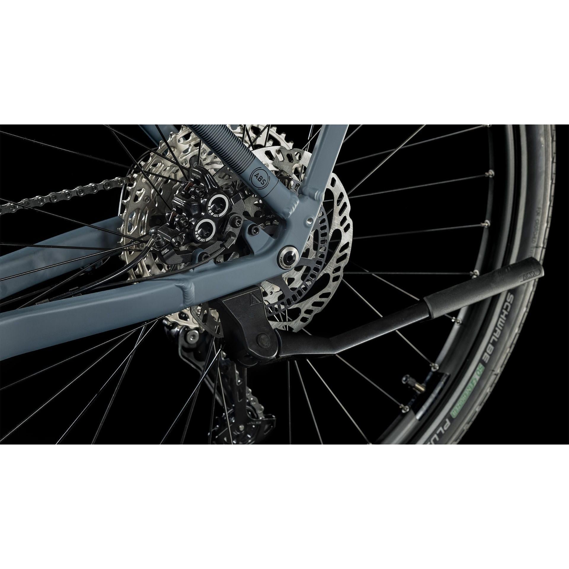 Cube Kathmandu Hybrid ABS 750 Electric Hybrid Bike Grey ´n´ Blue