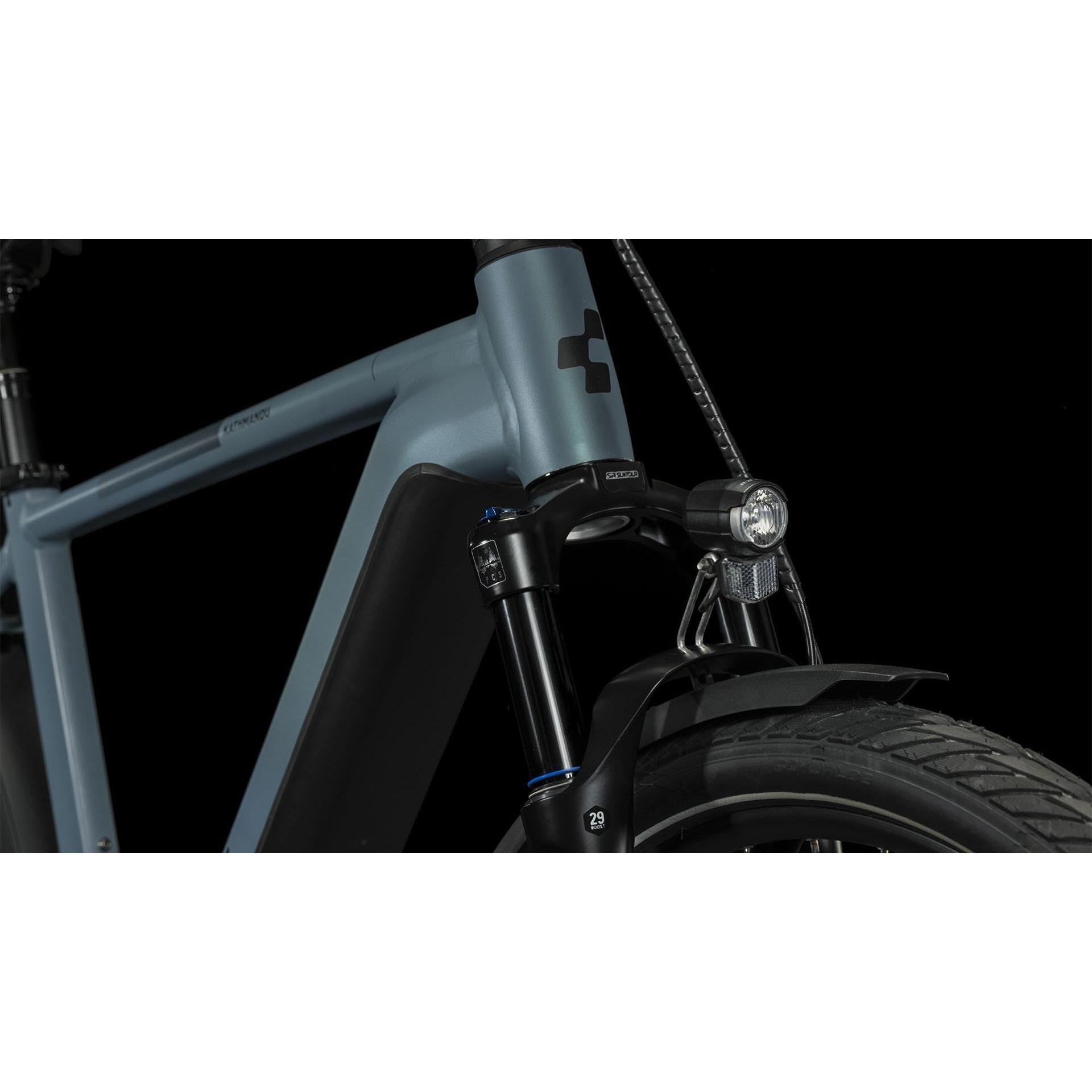 Cube Kathmandu Hybrid ABS 750 Electric Hybrid Bike Grey ´n´ Blue