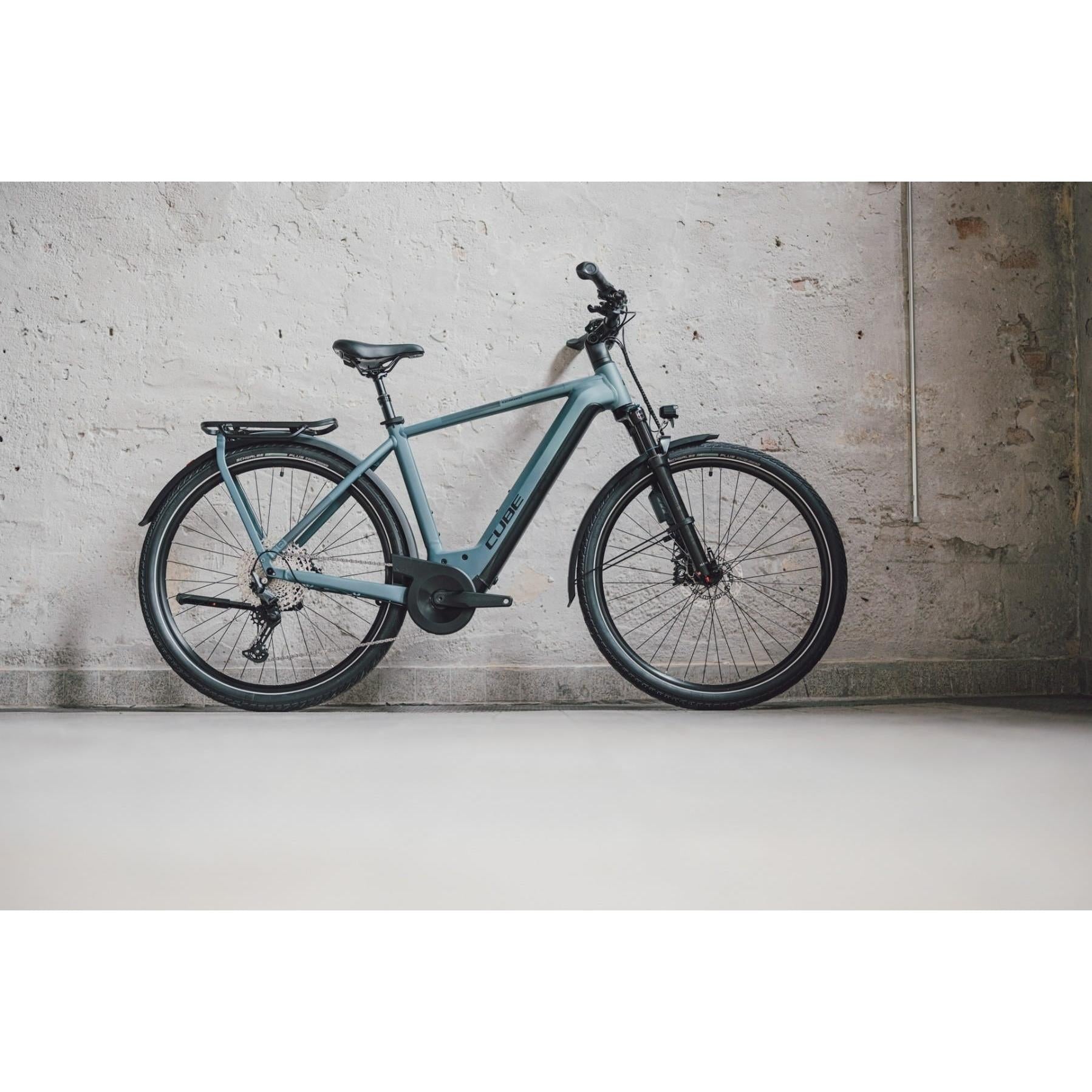 Cube Kathmandu Hybrid ABS 750 Electric Hybrid Bike Grey ´n´ Blue